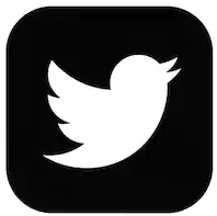 Twitter logo black